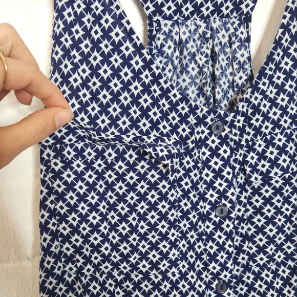 Cynthia Rowley Button-Down Tank - Picture 4 of 7